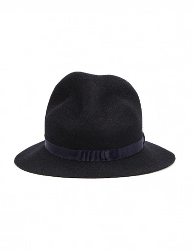 Shop Y's Navy Blue Wool Hat