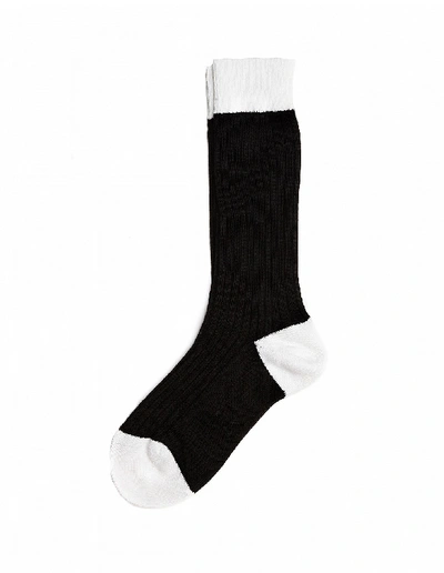 Shop Raf Simons Black Cotton Socks