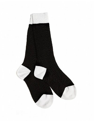 Shop Raf Simons Black Cotton Socks
