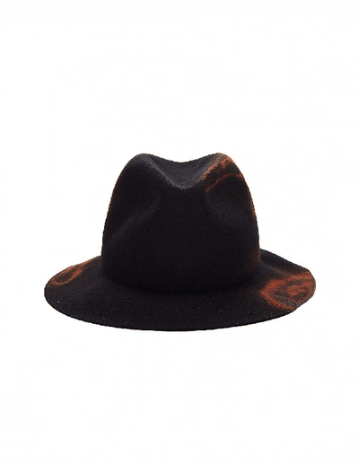 Shop Yohji Yamamoto Black Wool Hat