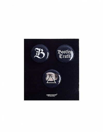 Shop Undercover Bootleg Truth Navy Blue Pin Set