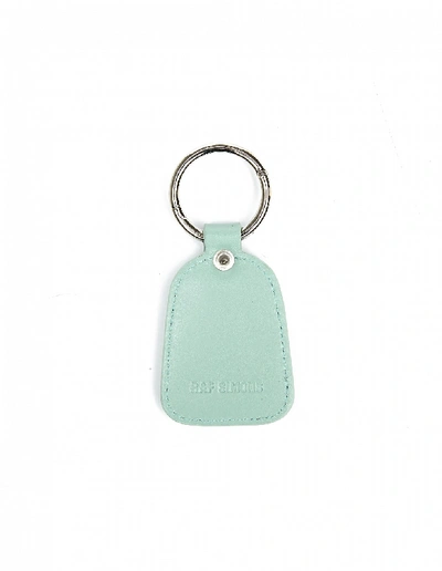 Shop Raf Simons Leather Key Ring In Green