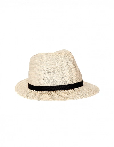 Shop Yohji Yamamoto Straw Hat In Beige