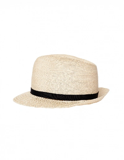 Shop Yohji Yamamoto Straw Hat In Beige