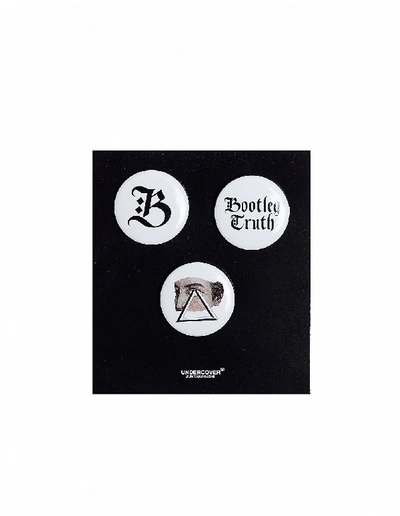 Shop Undercover Bootleg Truth White Pin Set
