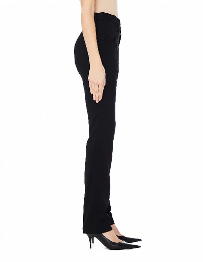 Yohji Yamamoto Slim Fit Wool Pants In Black In Black