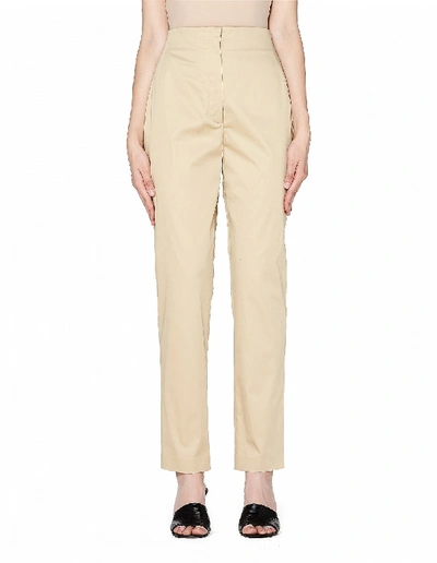 Shop The Row Beige Cotton Trousers