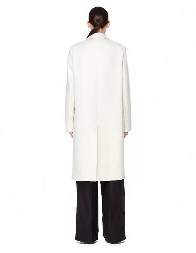 Shop The Row Teymon Wool-blend Ivory Coat In White