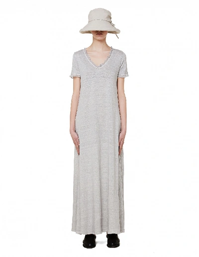 Shop 120% Lino Grey Linen Dress