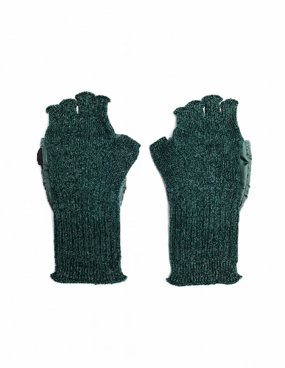 Shop Undercover 'we Are Infinite' Green Mittens