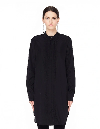 Shop A.f.vandevorst Decoration Black Silk Shirt