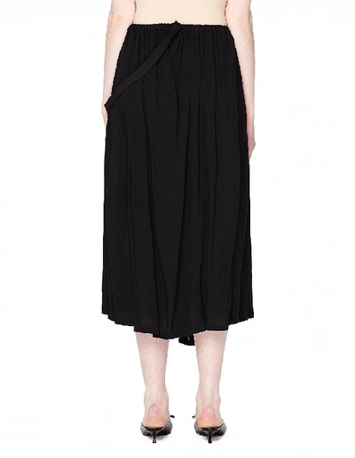 Shop Y's Rayon Suspender Skirt In Black