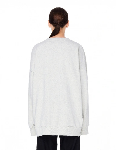 Shop Ashish Grey Sequined Sweatshirt