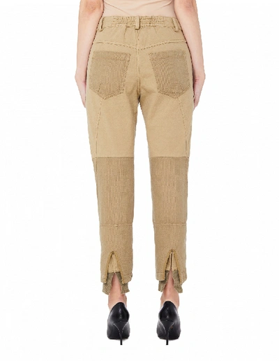Shop Haider Ackermann Cotton Mix Chinos Beige Pants