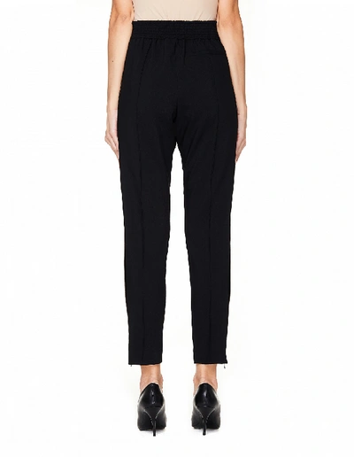 Shop Haider Ackermann Cropped Wool Trousers With Stripes In Black