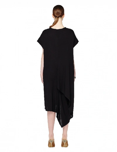 Shop Yohji Yamamoto Black Asymmetric Dress