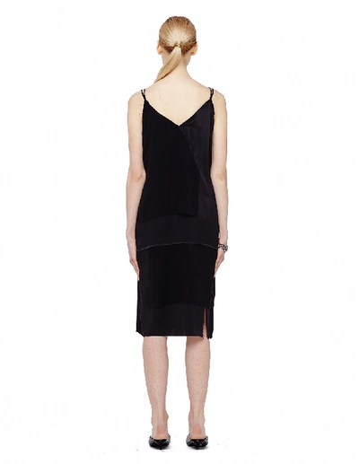 Shop Urban Zen Black Silk Slip Dress