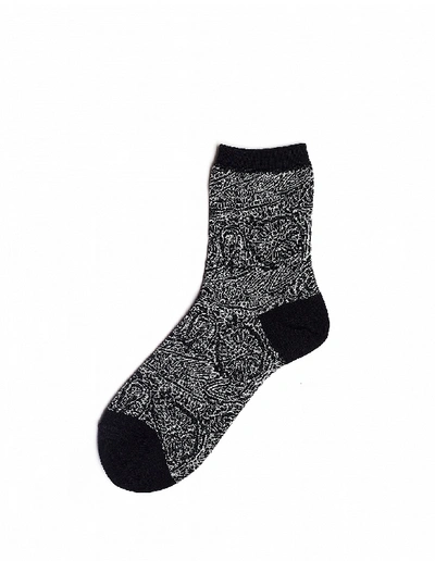 Shop Yohji Yamamoto Black Cotton Socks