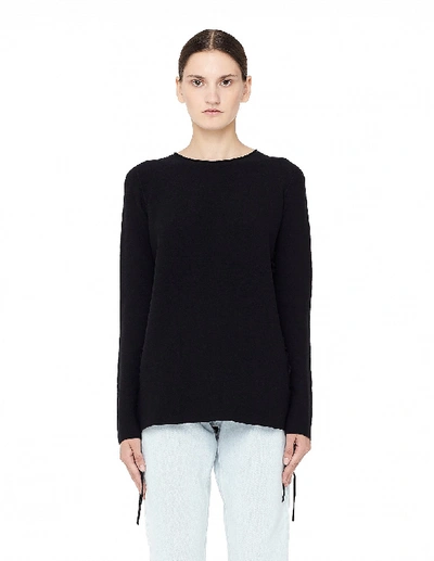 Shop The Row Edal Laced Up Jumper In Black