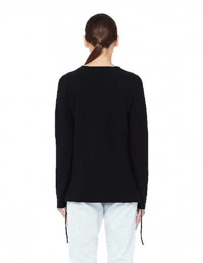Shop The Row Edal Laced Up Jumper In Black