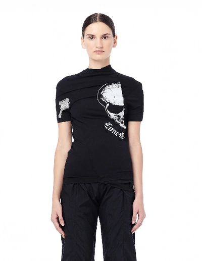 Shop Vetements Printed Emo T-shirt In Black