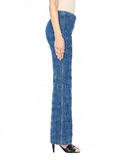 Shop The Row Flared Denim Trousers In Blue