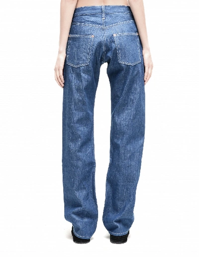 Shop Yohji Yamamoto Cotton Jeans In Blue