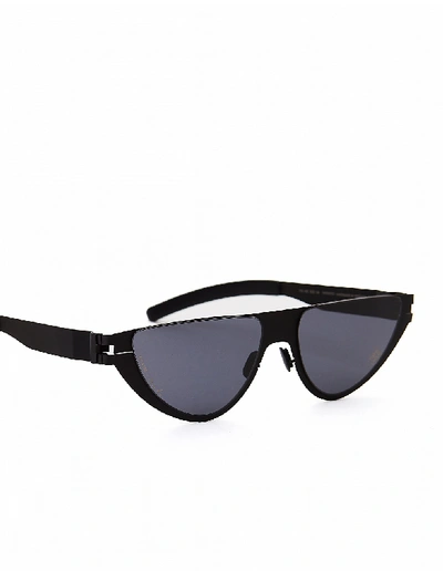 Shop Mykita Black  + Martine Rose «kitt» Sunglasses In White