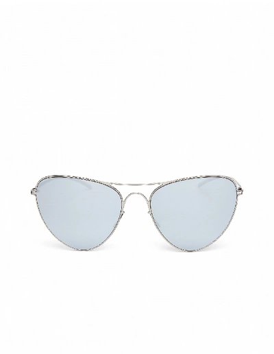 Shop Mykita X Maison Margiela Sunglasses In Silver