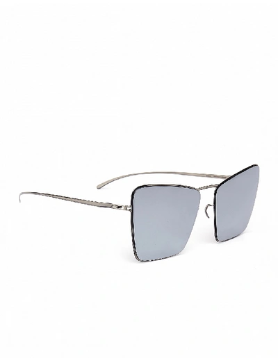 Shop Mykita Maison Margiela Sunglasses In Silver