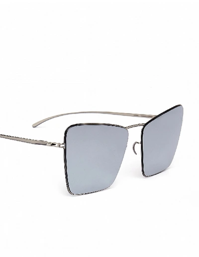 Shop Mykita Maison Margiela Sunglasses In Silver