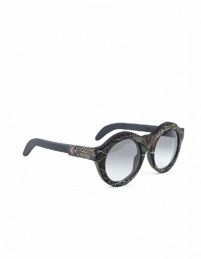 Shop Kuboraum Sunglasses A2 In Black