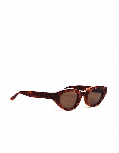 Shop Thierry Lasry Brown Acidity Sunglasses