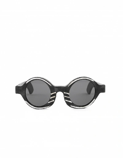 Shop Kuboraum Sunglasses M5 In White