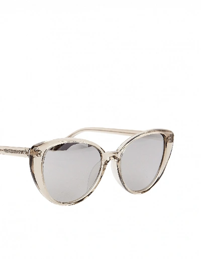 Shop Linda Farrow Luxe Sunglasses In Grey