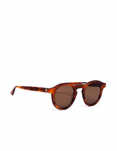 Shop Thierry Lasry Brown Courtesy Sunglasses