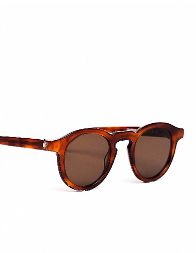 Shop Thierry Lasry Brown Courtesy Sunglasses