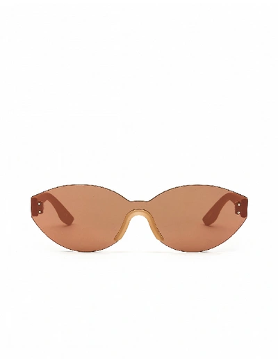 Shop Yeezy Season 6 Beige Sunglasses In White