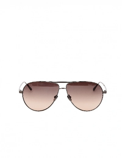 Shop Linda Farrow Luxe Sunglasses In Brown