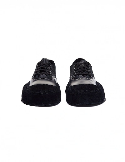 Shop Yohji Yamamoto Adidas Low Sneakers With Embroidery In Black