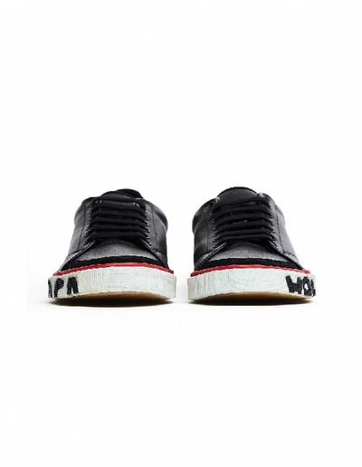 Shop Balenciaga Black Leather Match Sneakers
