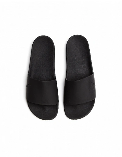 Shop Rick Owens Drkshdw Black Rubber Slides