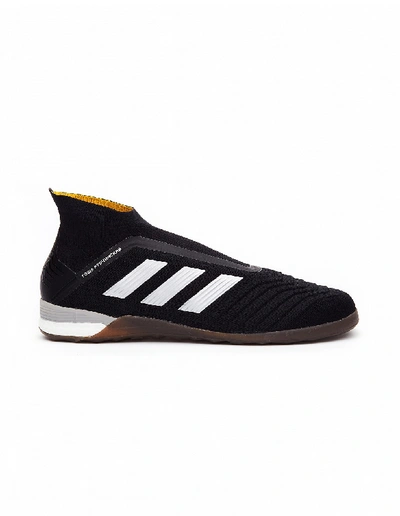 Shop Gosha Rubchinskiy 'predator' Black Textile Sneakers