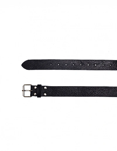 Shop Vetements Black Leather Belt