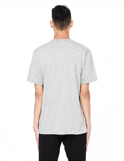 Shop James Perse Grey Cotton & Cashmere T-shirt