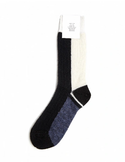 Shop Haider Ackermann Wool Socks In Navy Blue