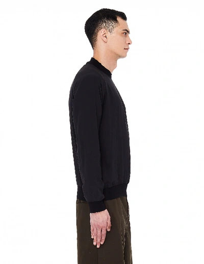 Shop Haider Ackermann Black Silk Sweatshirt