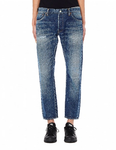 Shop Visvim Social Sculpture 10 Selvedge Jeans In Blue