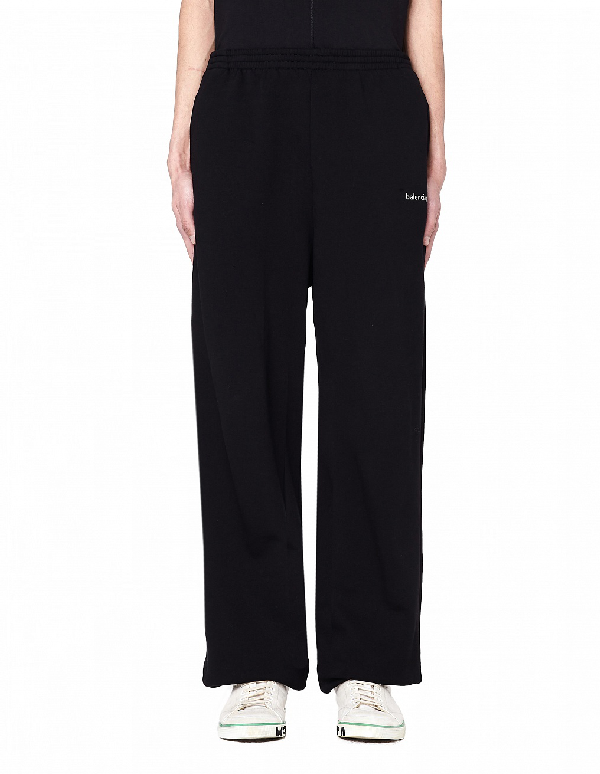 balenciaga logo track pants