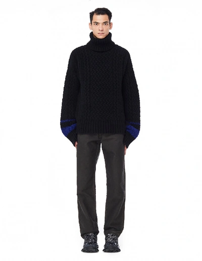 Shop Haider Ackermann Black Wool Sweater